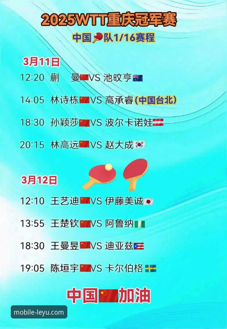 青春风暴与直板复兴：WTT重庆冠军赛男单决赛深度解析